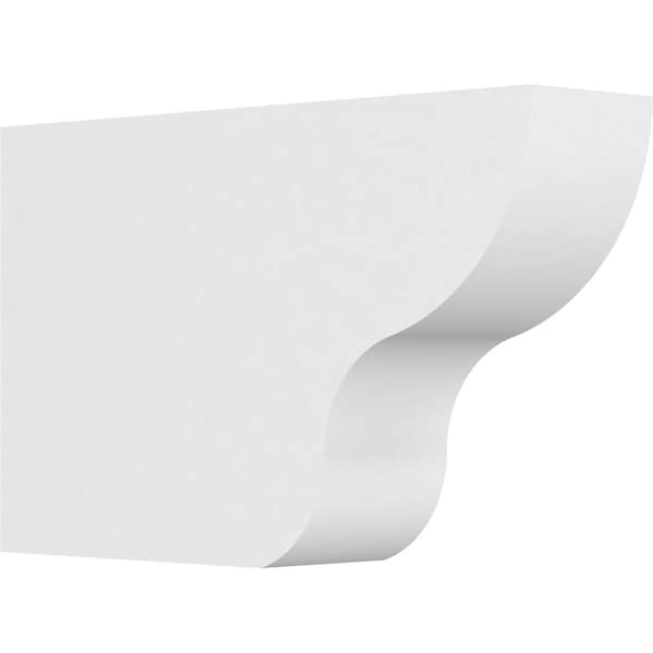 Ekena Millwork Standard Greensboro Architectural Grade PVC Rafter Tail, 4"W X 10"H X 16"L RFTP04X10X16GRN - main